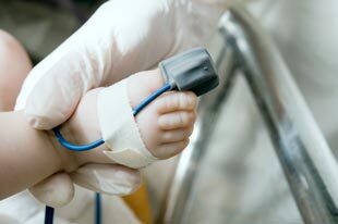 Messung am Neugeborenen